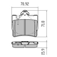 BMW E36 316i 318i 320i 323i 325i 328i RDA GP MAX Front  disc Brake Pads & SENSOR