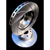 RTYPE SLOTTED fits AUDI A3 2.0L 16V With PR 1ZD 1LJ 04 Onwards FRONT Disc Rotors