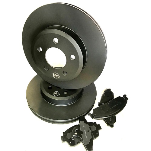 fits HOLDEN Commodore VP Solid Rear Non-IRS 90-92 REAR Disc Rotors & PADS PACKAGE